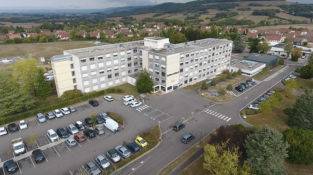 Vue aerienne hopital